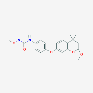 molecular formula C22H28N2O5 B182304 美托苯草酮 CAS No. 111578-32-6