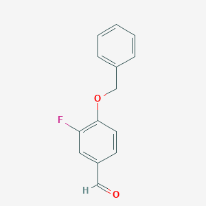 molecular formula C14H11FO2 B182309 4-(Benzyloxy)-3-fluorobenzaldehyde CAS No. 175968-61-3