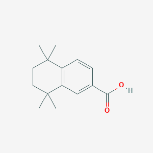 molecular formula C15H20O2 B018231 5,5,8,8-Tetramethyl-5,6,7,8-tetrahydronaphthalene-2-carboxylic acid CAS No. 103031-30-7