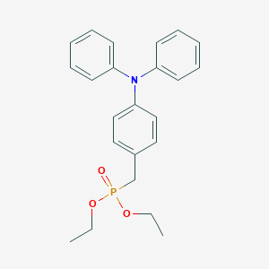 molecular formula C23H26NO3P B182314 二乙基 4-(二苯氨基)苄基膦酸酯 CAS No. 126150-12-7