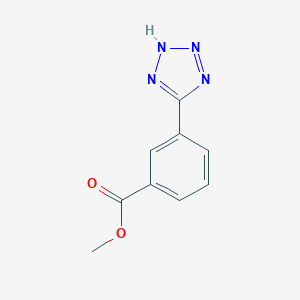 molecular formula C9H8N4O2 B182318 Methyl 3-(5-Tetrazolyl)benzoate CAS No. 148345-63-5