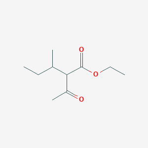 molecular formula C10H18O3 B182321 Ethyl 2-acetyl-3-methylpentanoate CAS No. 1540-31-4