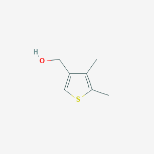 molecular formula C7H10OS B182331 (4,5-Dimethylthiophen-3-yl)methanol CAS No. 119072-18-3