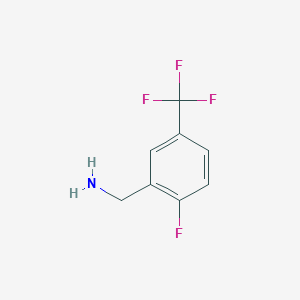 molecular formula C8H7F4N B182332 2-Fluoro-5-(trifluoromethyl)benzylamine CAS No. 199296-61-2