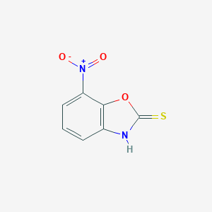 molecular formula C7H4N2O3S B182333 7-Nitrobenzo[D]oxazole-2-thiol CAS No. 101494-76-2
