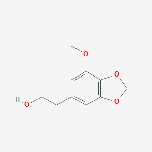 molecular formula C10H12O4 B018236 2-(7-Methoxy-benzo[1,3]dioxol-5-YL)-ethanol CAS No. 109856-87-3