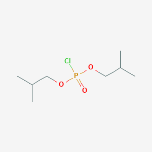 B182361 1-(Chloro-(2-methylpropoxy)phosphoryl)oxy-2-methyl-propane CAS No. 17158-87-1
