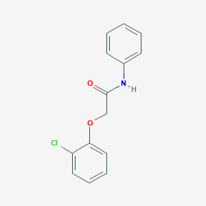 molecular formula C14H12ClNO2 B182374 2-(2-chlorophenoxy)-N-phenylacetamide CAS No. 70907-01-6