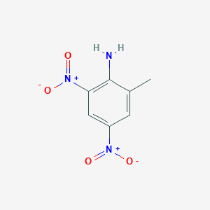 molecular formula C7H7N3O4 B182377 2-甲基-4,6-二硝基苯胺 CAS No. 7477-94-3