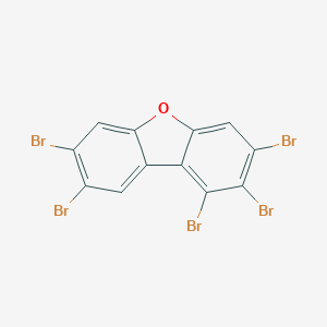 molecular formula C12H3Br5O B018238 1,2,3,7,8-Pentabromodibenzofuran CAS No. 107555-93-1