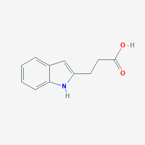 molecular formula C11H11NO2 B182380 3-(1H-indol-2-yl)propanoic acid CAS No. 5836-08-8