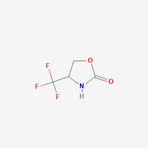 molecular formula C4H4F3NO2 B182383 4-(Trifluoromethyl)-1,3-oxazolidin-2-one CAS No. 162684-84-6