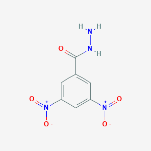 molecular formula C7H6N4O5 B182385 3,5-Dinitrobenzohydrazide CAS No. 2900-63-2