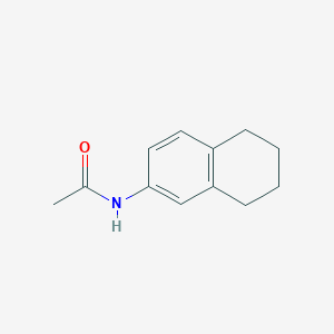 molecular formula C12H15NO B182388 N-(5,6,7,8-四氢萘-2-基)乙酰胺 CAS No. 50878-03-0
