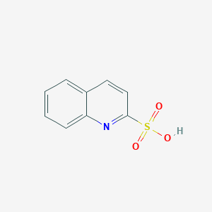 molecular formula C9H7NO3S B182390 Quinoline-2-sulfonic acid CAS No. 6046-38-4
