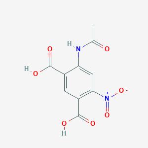 4-Acetamido-6-nitrobenzene-1,3-dicarboxylic acid