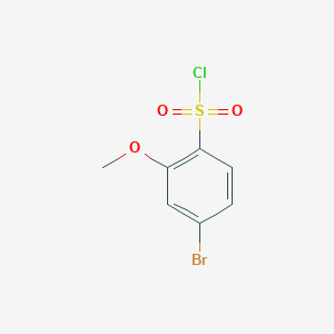molecular formula C7H6BrClO3S B182393 4-Bromo-2-methoxybenzene-1-sulfonyl chloride CAS No. 145915-29-3