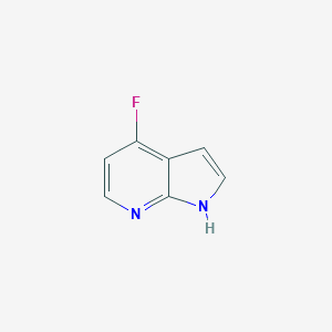 molecular formula C7H5FN2 B018240 4-氟-7-氮杂吲哚 CAS No. 640735-23-5