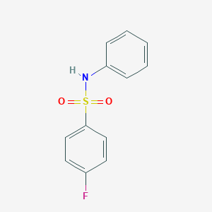 molecular formula C12H10FNO2S B182415 4-Fluoro-N-phenylbenzenesulfonamide CAS No. 312-52-7