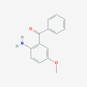 molecular formula C14H13NO2 B182427 (2-Amino-5-methoxyphenyl)(phenyl)methanone CAS No. 17549-79-0