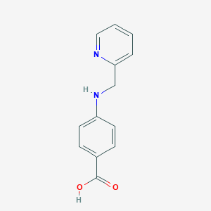 molecular formula C13H12N2O2 B182430 4-((2-Pyridinylmethyl)amino)benzoic acid CAS No. 5966-18-7