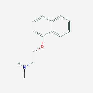 molecular formula C13H15NO B182431 N-methyl-2-naphthalen-1-yloxyethanamine CAS No. 50882-69-4