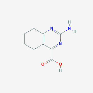 molecular formula C9H11N3O2 B182437 2-Amino-5,6,7,8-tetrahydro-4-quinazolinecarboxylic acid CAS No. 51640-97-2