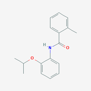 Benzamide, 2-methyl-N-(2-(1-methylethoxy)phenyl)-