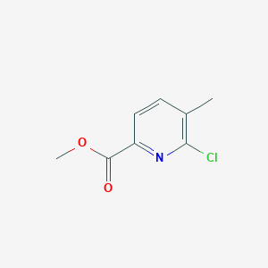molecular formula C8H8ClNO2 B182450 Methyl 6-chloro-5-methylpicolinate CAS No. 178421-22-2