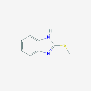 molecular formula C8H8N2S B182452 2-(甲硫基)苯并咪唑 CAS No. 7152-24-1