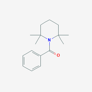 molecular formula C16H23NO B182464 Piperidine, 1-benzoyl-2,2,6,6-tetramethyl- CAS No. 74601-40-4