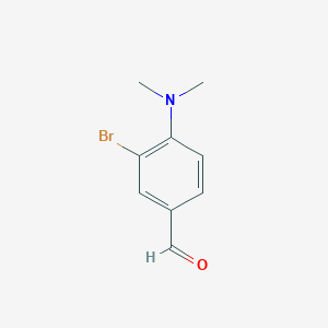 molecular formula C9H10BrNO B182466 3-Bromo-4-(dimethylamino)benzaldehyde CAS No. 56479-63-1