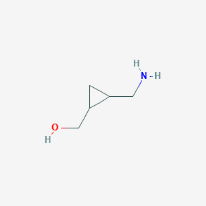 molecular formula C5H11NO B182468 [2-(Aminomethyl)cyclopropyl]methanol CAS No. 16177-56-3