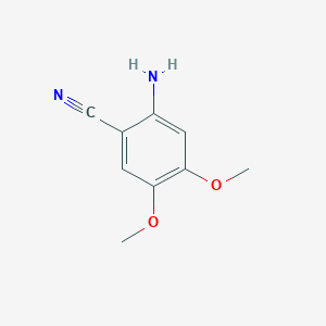 molecular formula C9H10N2O2 B182473 2-Amino-4,5-dimethoxybenzonitrile CAS No. 26961-27-3