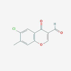 molecular formula C11H7ClO3 B182476 6-Chloro-3-formyl-7-methylchromone CAS No. 64481-12-5