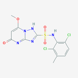 molecular formula C13H11Cl2N5O4S B182477 Metosulam-5-hydroxy CAS No. 156759-52-3