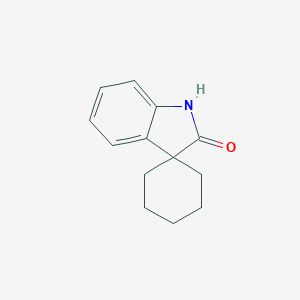 molecular formula C13H15NO B182482 Spiro[cyclohexane-1,3'-indolin]-2'-one CAS No. 4933-14-6