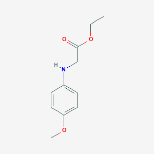 B182486 Ethyl 2-[(4-methoxyphenyl)amino]acetate CAS No. 50845-77-7
