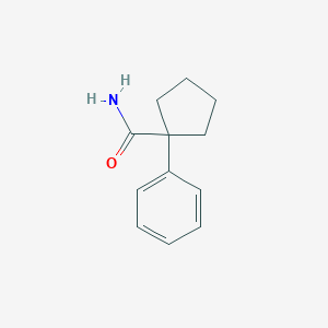 B182488 1-Phenylcyclopentanecarboxamide CAS No. 5296-89-9