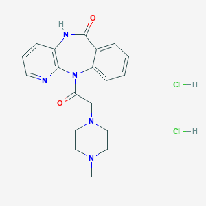 molecular formula C19H23Cl2N5O2 B018249 Pirenzepine Hydrochloride CAS No. 29868-97-1