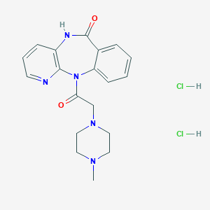 molecular formula C19H21N5O2.2HCl B018249 Pirenzepine hydrochloride CAS No. 29868-97-1