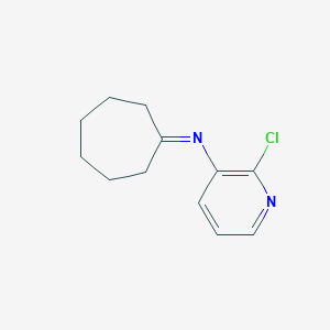 molecular formula C12H15ClN2 B182490 N-(2-Chloropyridin-3-yl)cycloheptanimine CAS No. 154377-29-4