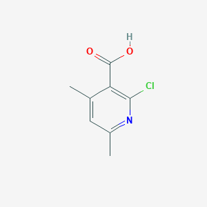 molecular formula C8H8ClNO2 B182493 2-氯-4,6-二甲基烟酸 CAS No. 66662-48-4