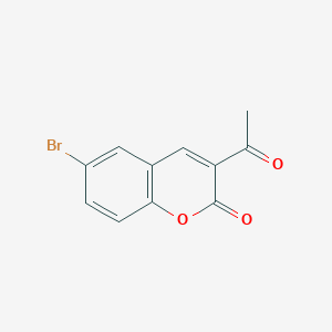 molecular formula C11H7BrO3 B182494 3-Acetyl-6-bromocoumarin CAS No. 2199-93-1