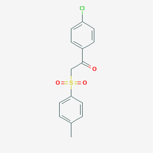 molecular formula C15H13ClO3S B182499 1-(4-Chlorophenyl)-2-[(4-methylphenyl)sulfonyl]ethanone CAS No. 61820-94-8