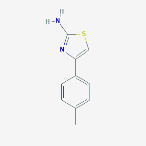 molecular formula C10H10N2S B182508 4-(4-Methylphenyl)-1,3-thiazol-2-amine CAS No. 2103-91-5