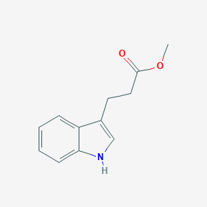 molecular formula C12H13NO2 B182527 Methyl 3-(1H-indol-3-yl)propanoate CAS No. 5548-09-4
