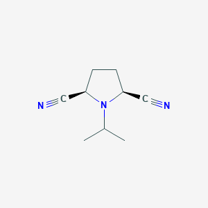 (2R,5S)-1-propan-2-ylpyrrolidine-2,5-dicarbonitrile