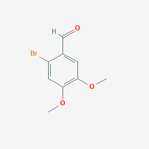molecular formula C9H9BrO3 B182550 2-Bromo-4,5-dimethoxybenzaldehyde CAS No. 5392-10-9