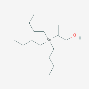 molecular formula C15H32OSn B018256 2-Propen-1-ol, 2-(tributylstannyl)- CAS No. 84666-30-8